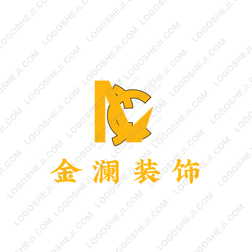 金澜装饰logo设计